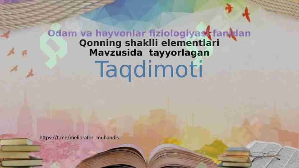 Qonning shaklli elementlari