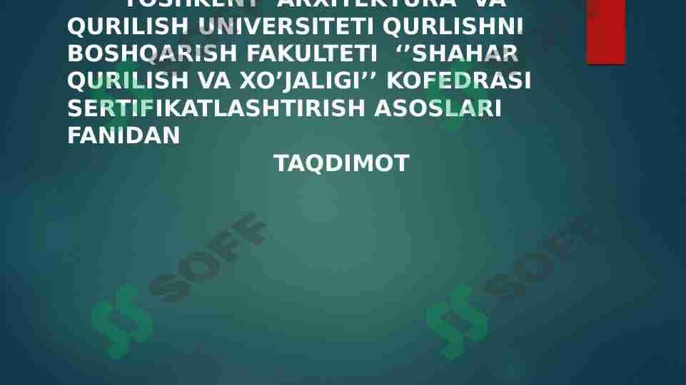 Sertifikatlashtirish sxemalari