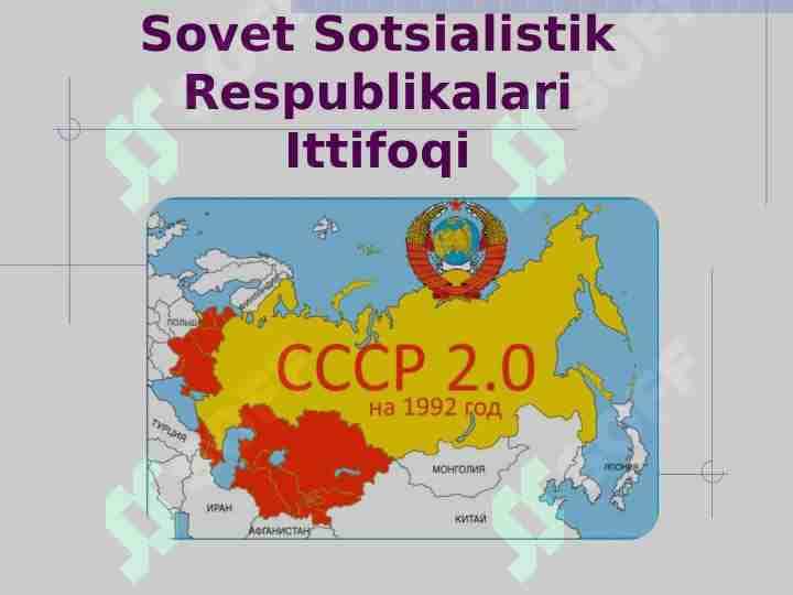 Sovet Sotsialistik Respublikalari Ittifoqi