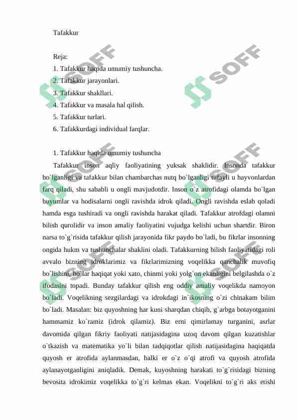 Tafakkur