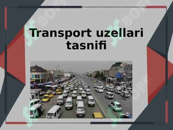 Transport uzellari tasnifi