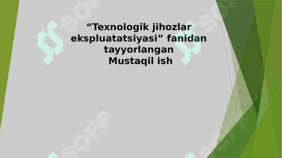 Val tipidagi detallarga ishlov berish