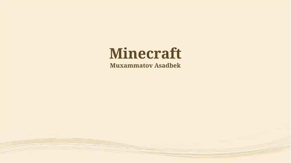 Minecraft