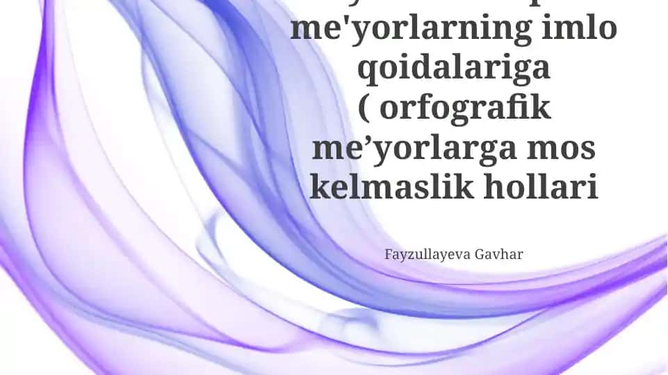 Imlo qoidalari
