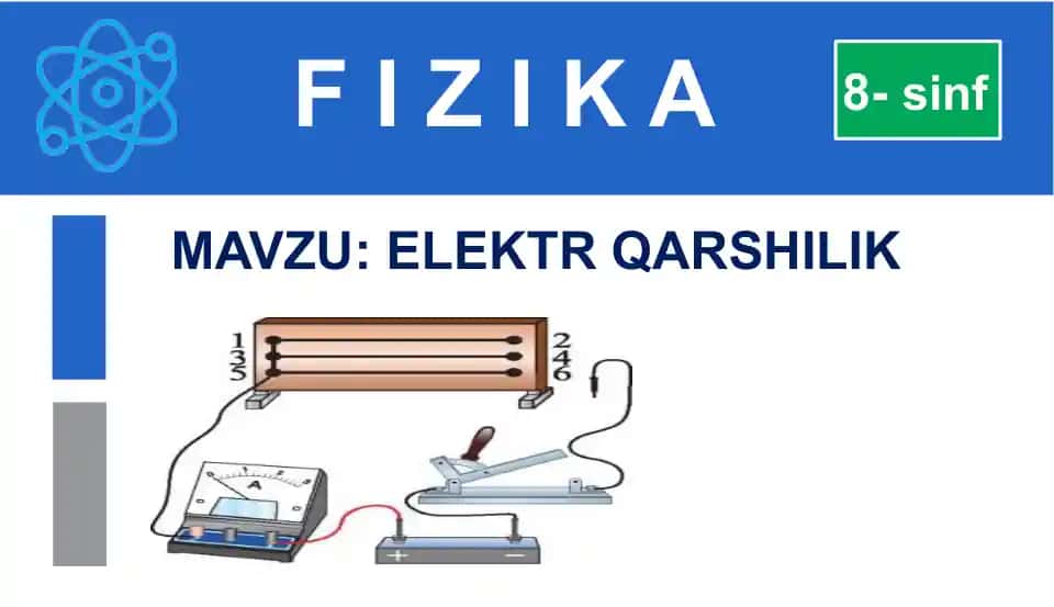 Elektr qarshilik haqida tushuncha
