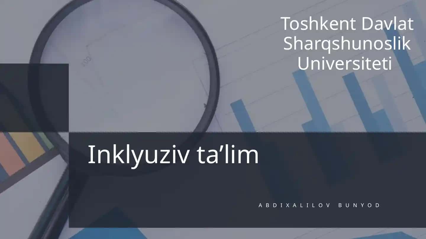 Inklyuziv ta’lim