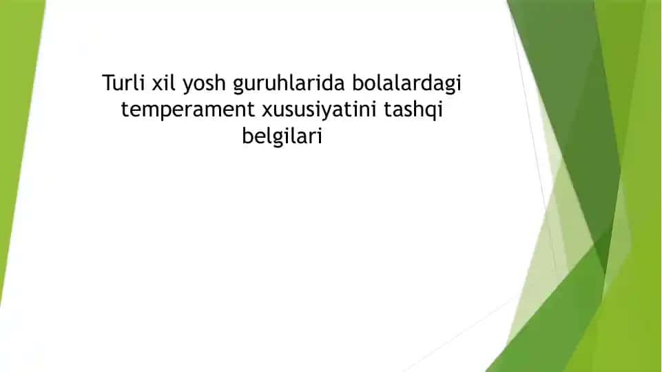 Temperament va tarbiya