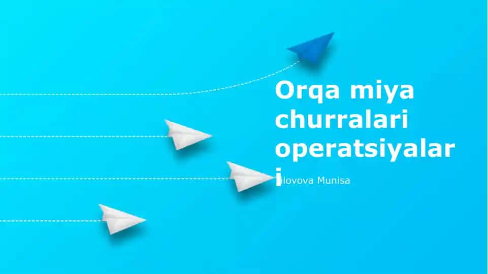 Orqa miya churralari operatsiyalari