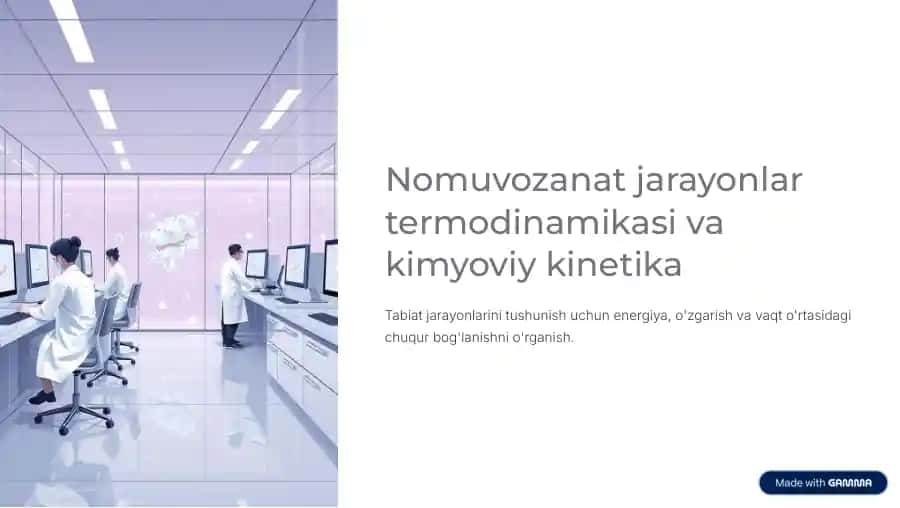 Nomuvozanat jarayonlar