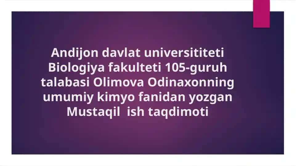 Absorbsiya haqida umumiy tushunchalar