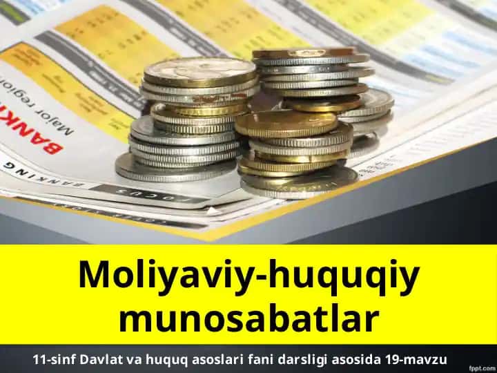 Moliyaviy-huquqiy munosabatlar