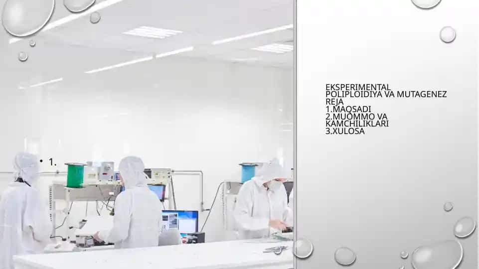 Eksperimental poliploidiya va mutagenez