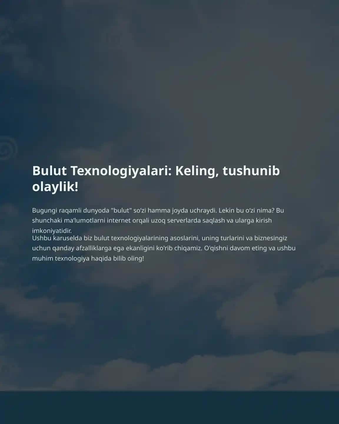 Bulut texnologiyalari