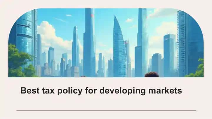 Best tax policy for developing markets