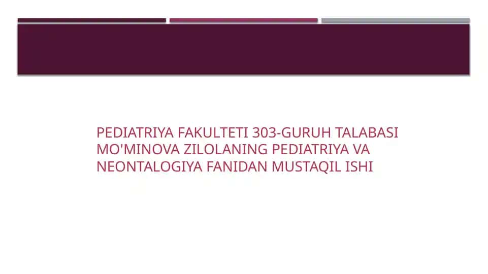 Norevmatik Kardit va Miokarditlar