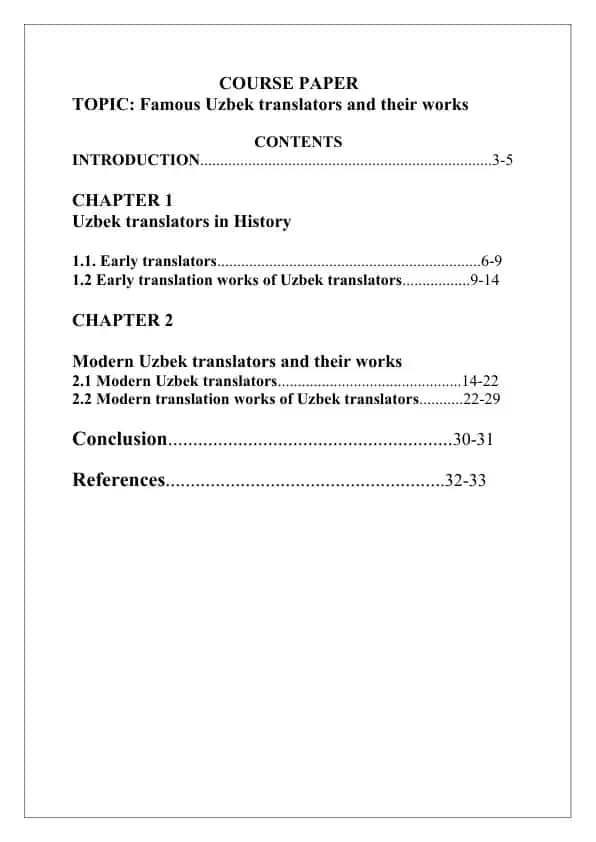 Famous Uzbek translators and their works