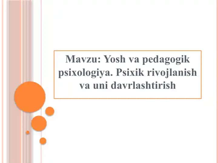 Yoshvapedagogikpsixologiya
