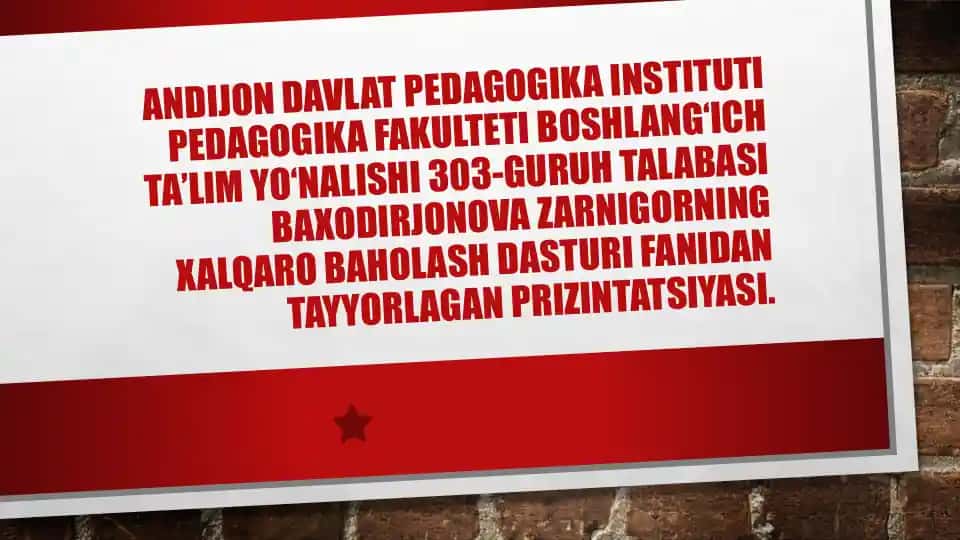 (OESD) ORGANISATION FOR ECONOMIC COOPERATION AND DEVELOPMENT