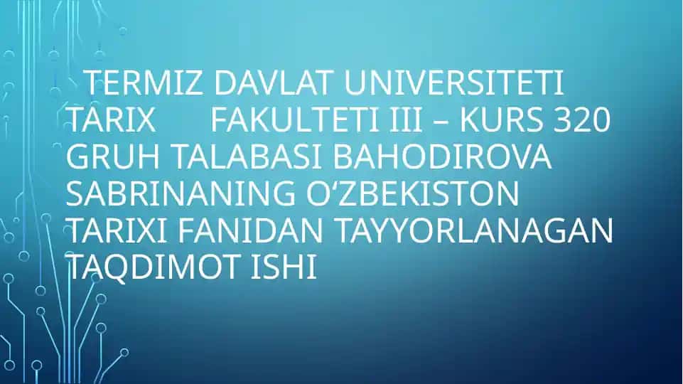 1917 - yil fevral inqilobi va oktabrtoʻntarishioqibatlari va natijalari