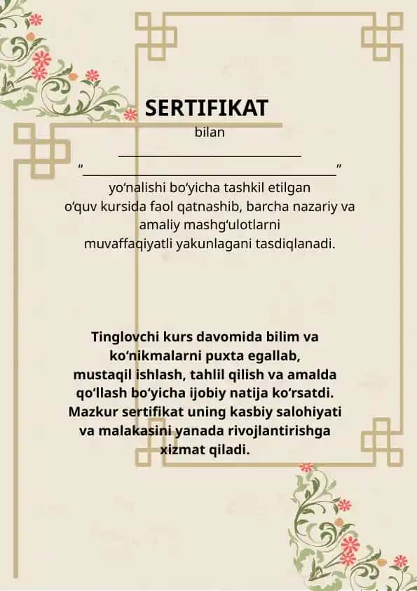 SERTIFIKAT