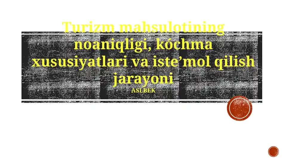 Turizm mahsuloti