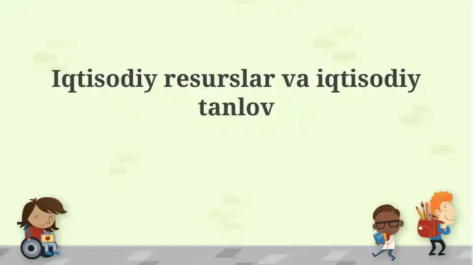 Iqtisodiy resurslar