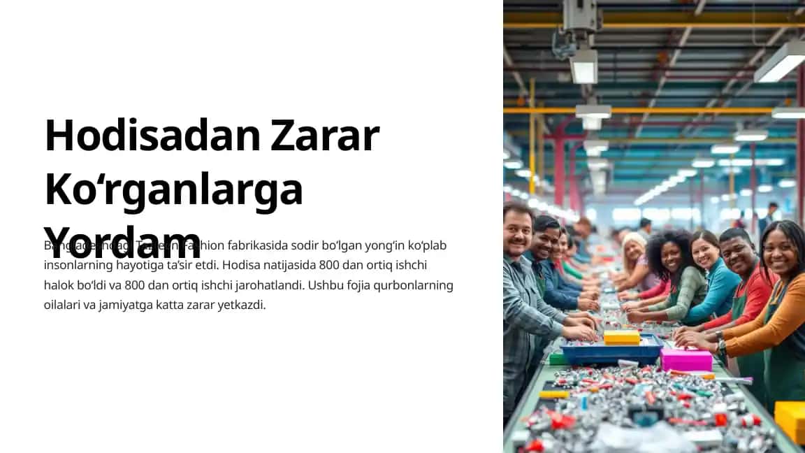 Hodisadan Zarar Ko‘rganlarga Yordam