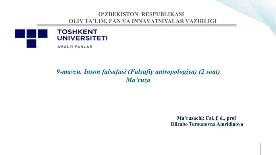 Insonfalsafasi (Falsafiyantropologiya)