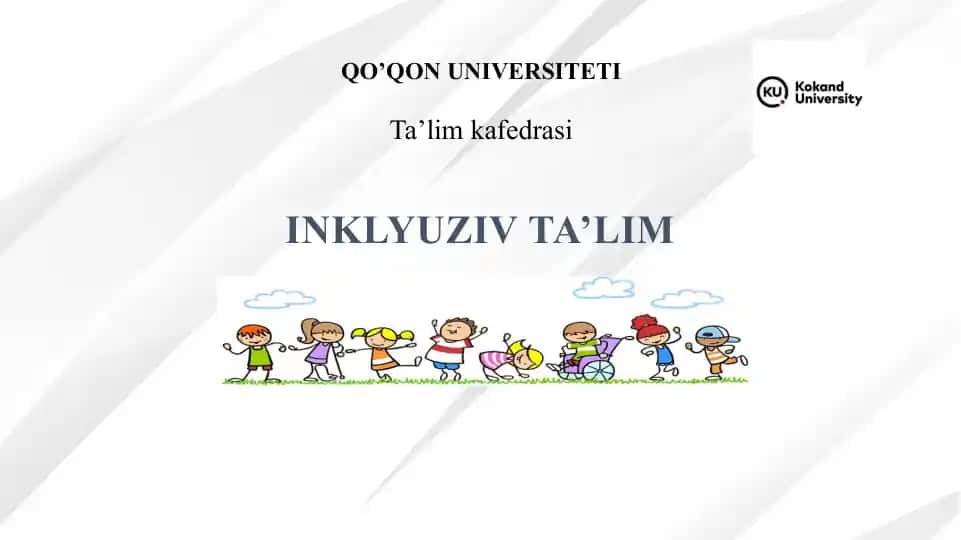 Tayanch-harakat apparatida nuqsonlari bо‘lgan bolalar rivojlanishining o‘ziga xos xususiyatlari