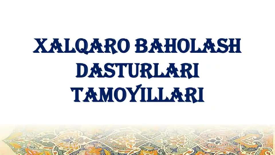 TIMSS Dasturi