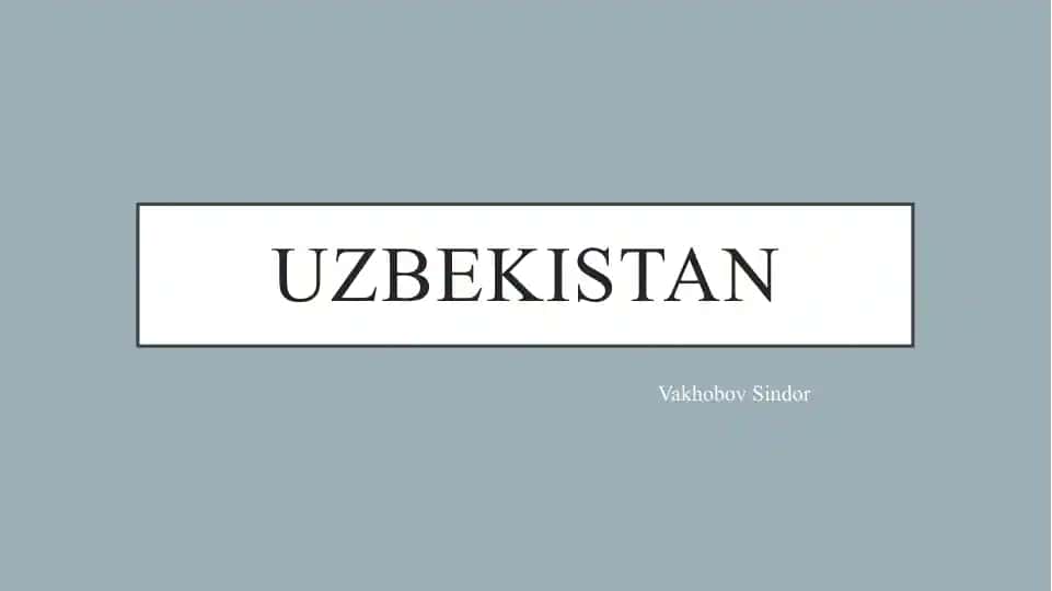 Uzbekistan