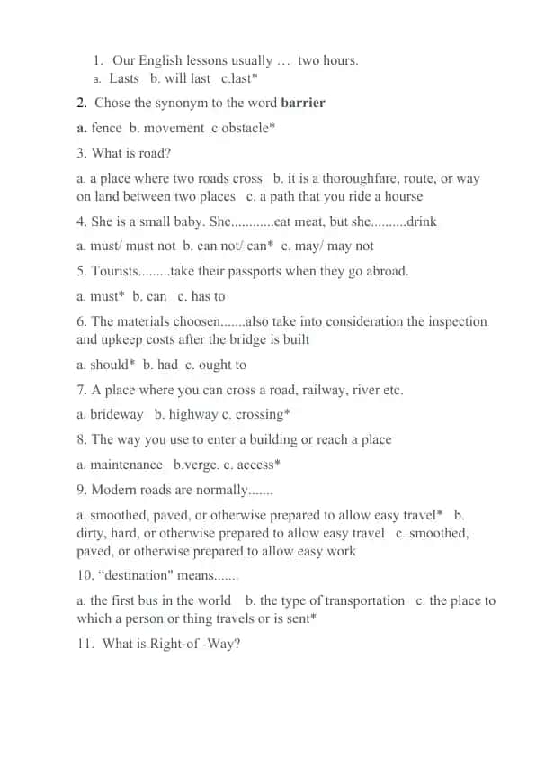 English Language Lessons