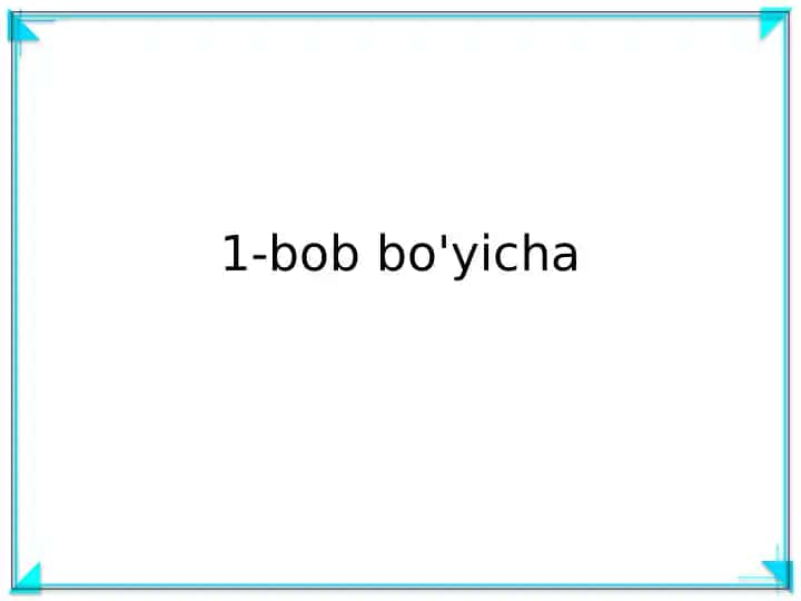 Tarbiyachilar uchun metodikalar