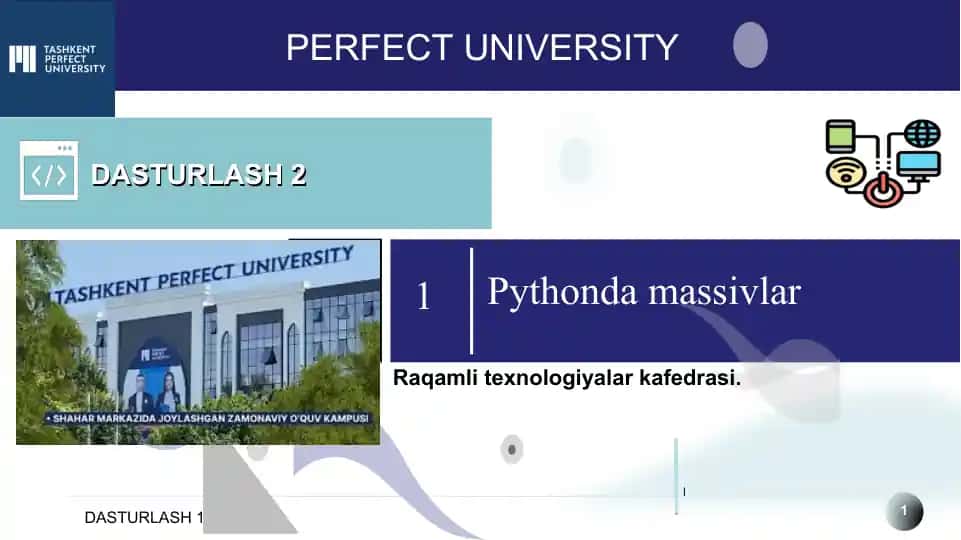 Python Massivlar