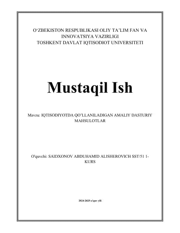 Ma'lumotlarni tahlil qilish vositalari