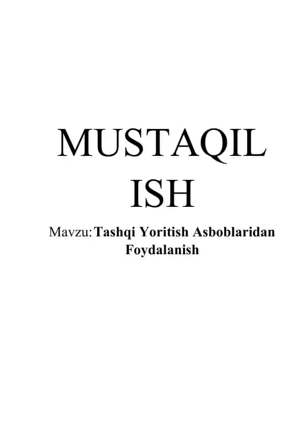 Foydalanish taqiqlangan holatlar