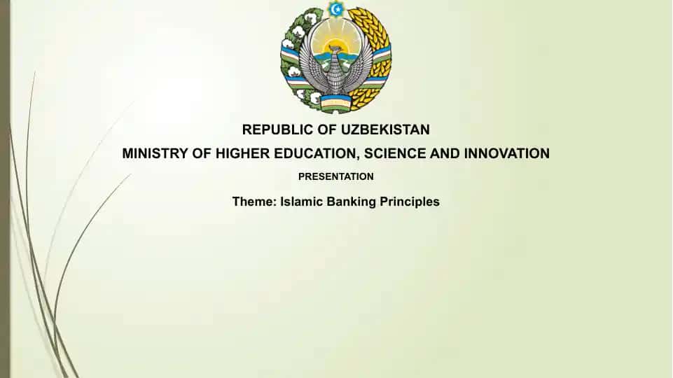 Islamic Banking Principles