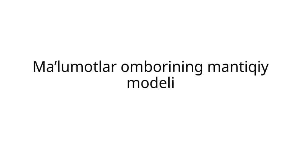 Ma'lumotlar ombori