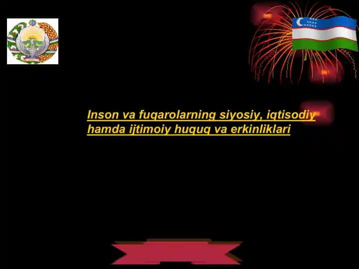 Siyosiy, iqtisodiy, va ijtimoiy huquq va erkinliklar