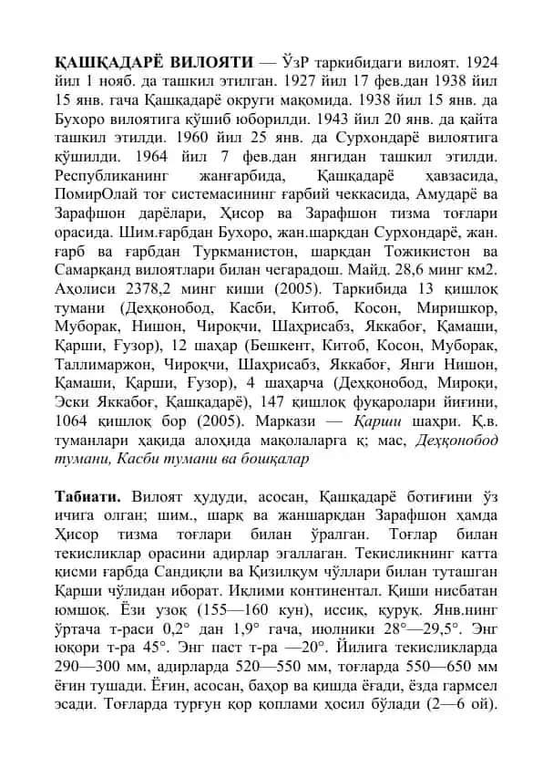 Qashqadaryo viloyati