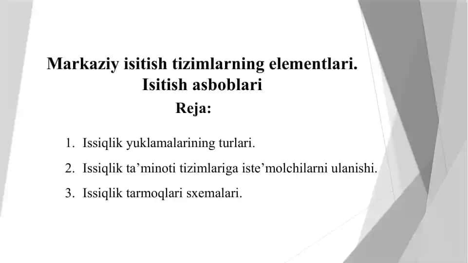 Markaziy Isitish Sistemi
