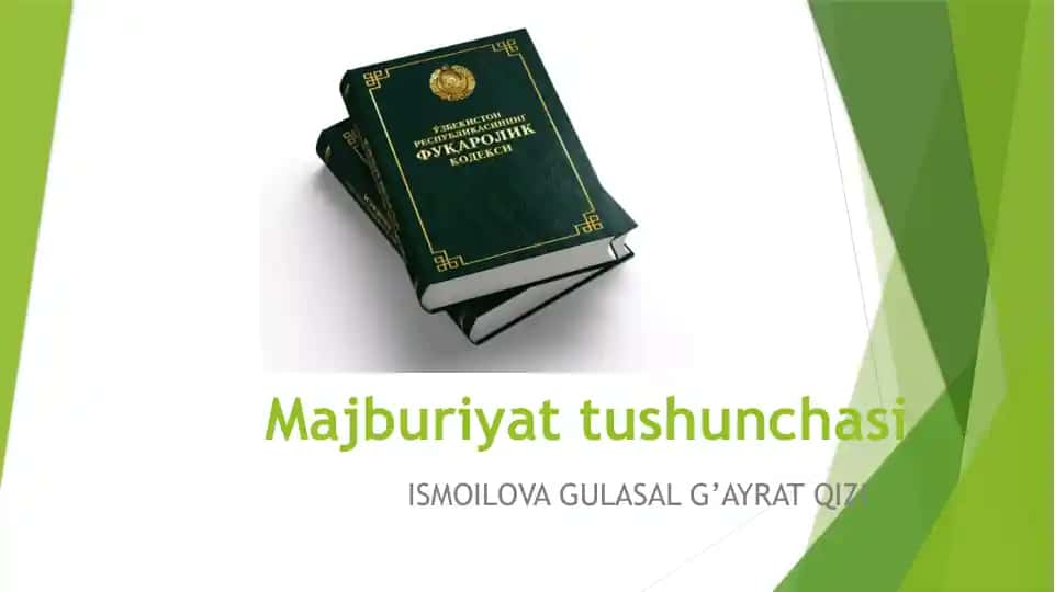 Majburiyat tushunchasi