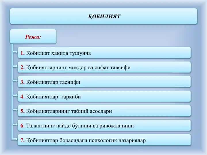 Қобилият