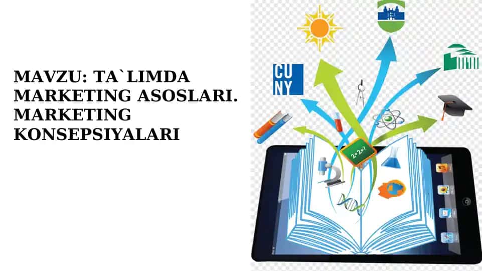 TА`LIMDА MАRKЕTING АSОSLАRI