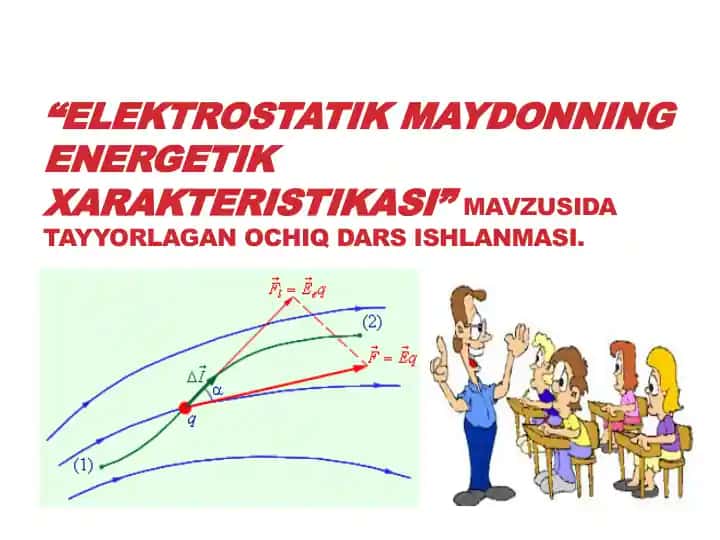 Elektrostatik maydonning energetik xarakteristikasi