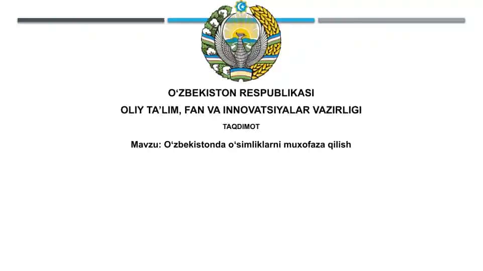 Oʻzbekistonda o'simliklarni himoya qilish