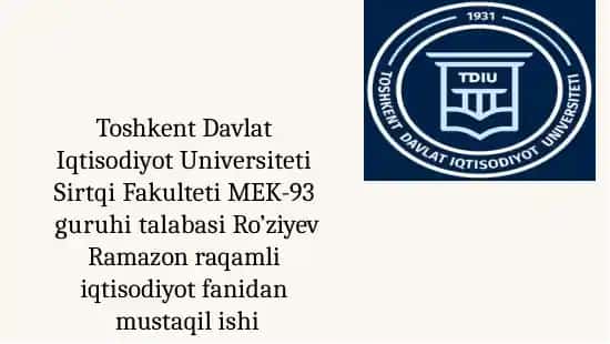 Raqamli Iqtisodiyotda Mobil texnologiyalar