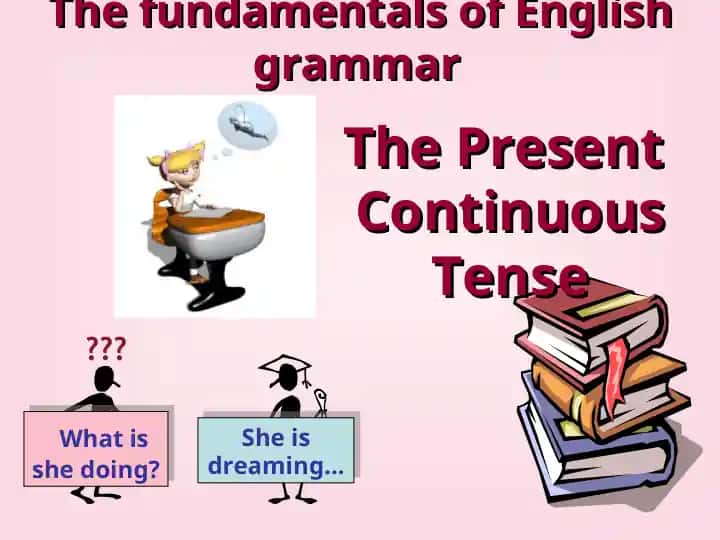 The Present Continuous Tense(Настоящее длительное время)