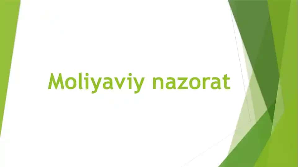 Moliyaviy nazorat