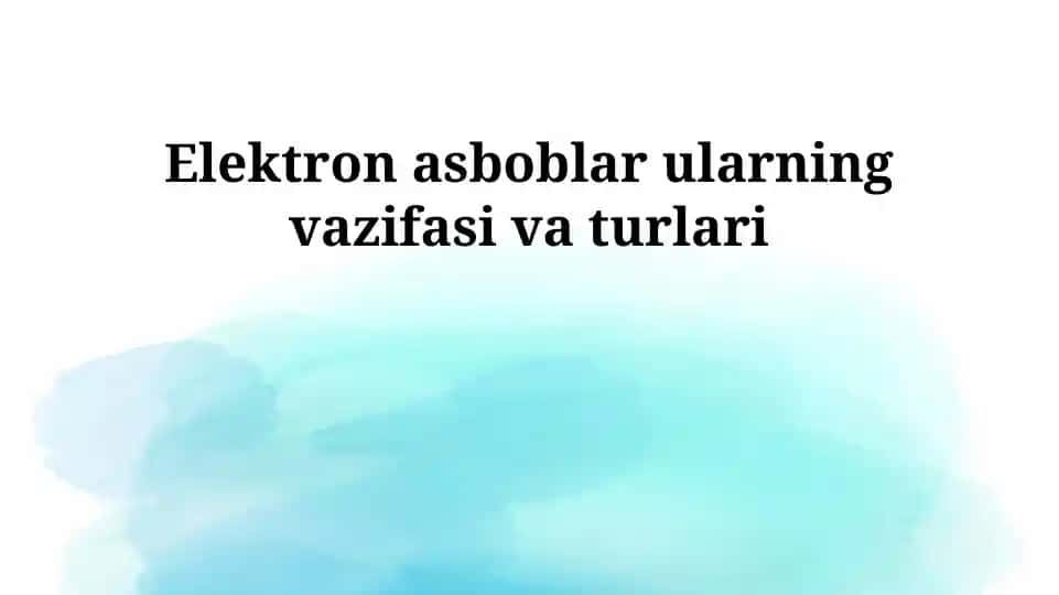 Elektron qurilmalar